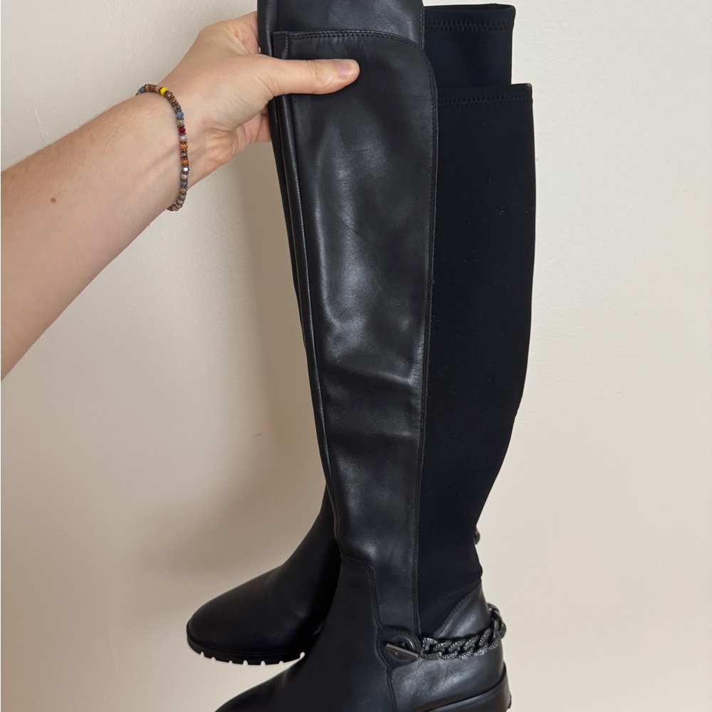 Karl Lagerfeld Black Over the Knee Boots